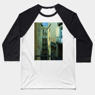 View from the Balcony in El Raval - Barcelona Baseball T-Shirt